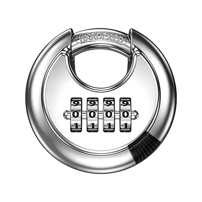 Cadenas combiné à disque en acier inoxydable